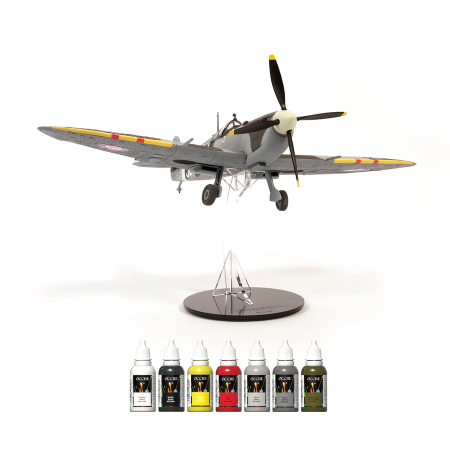 Πακέτο ακρυλικών χρωμάτων για το Μοντέλο Supermarine Spitfire EN398 IXC