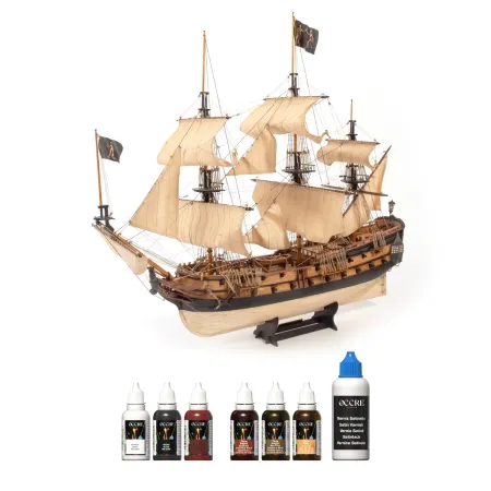 Πακέτο ακρυλικών χρωμάτων για το Μοντέλο Pirate Ship Royal Fortune