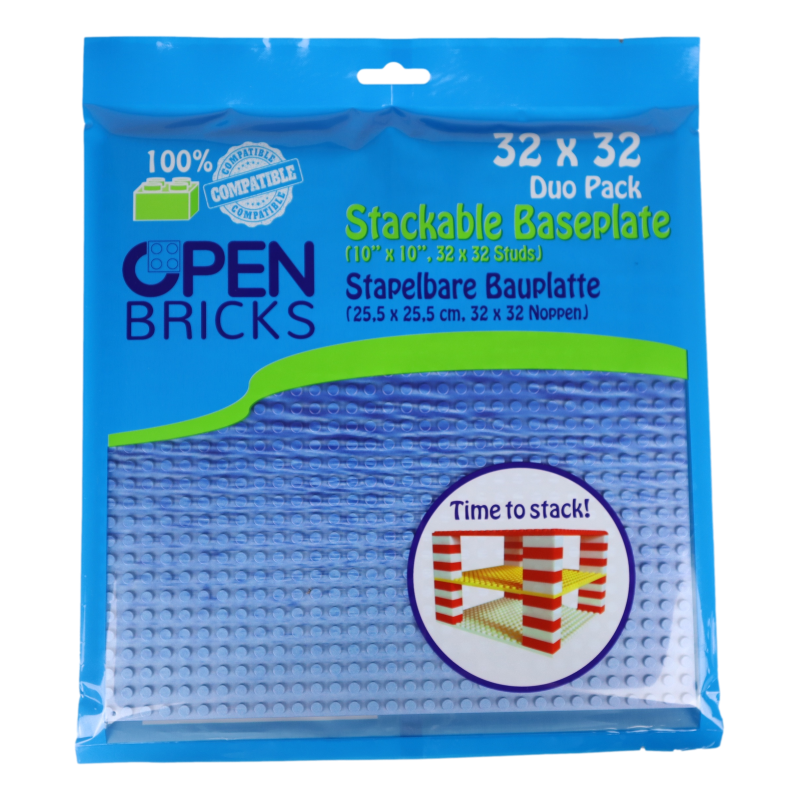 OBP32WT2 - Open Bricks Βάση Κατασκευής Νερό ~ Water (2 τμχ) - Hobbycity.gr - Open Brick Source