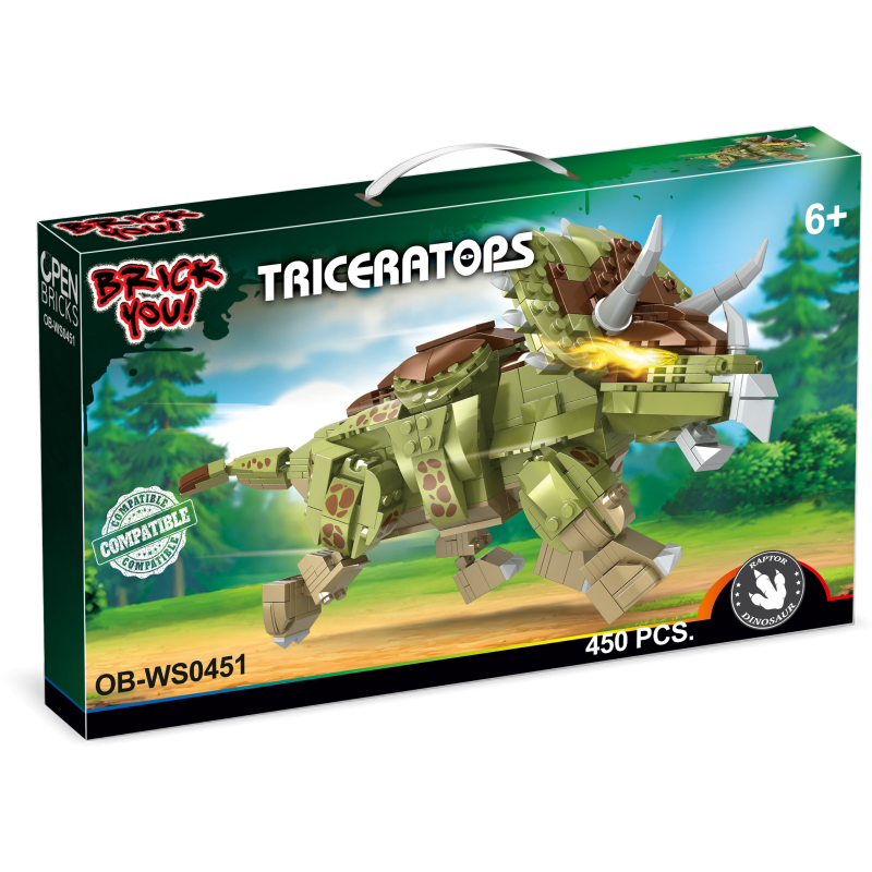 OBWS0451 - Triceratops - Hobbycity.gr - Open Brick Source