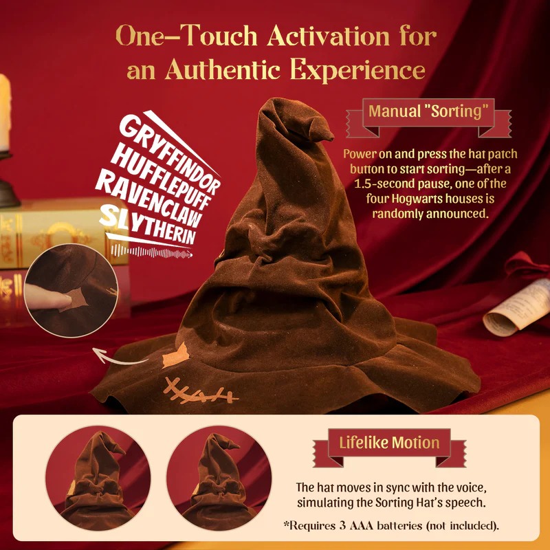 1632 - Harry Potter Talking Sorting Hat - Hobbycity.gr - PUREMIND
