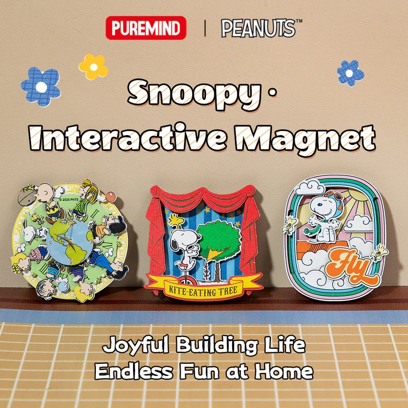 2201 - Snoopy Around the World Interactive Magnet - Hobbycity.gr - PUREMIND