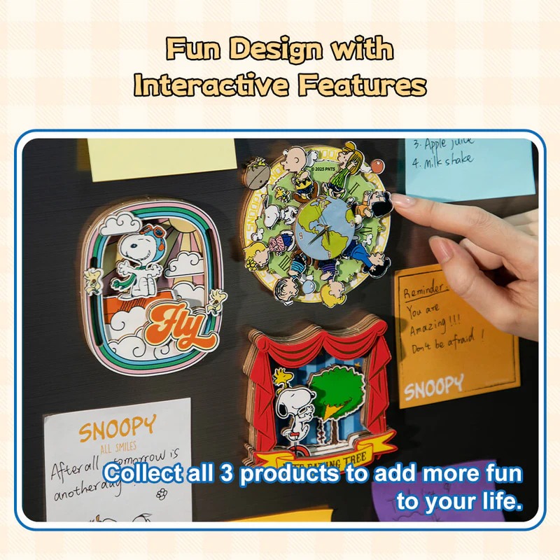 2201 - Snoopy Around the World Interactive Magnet - Hobbycity.gr - PUREMIND