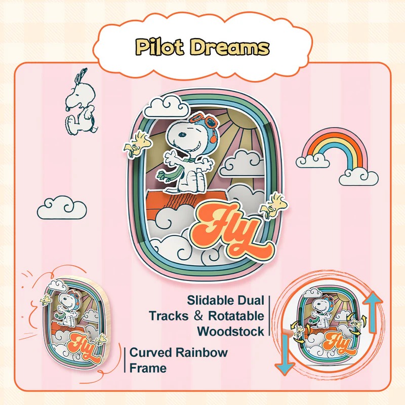 2203 - Snoopy Flies Around the World Interactive Magnet - Hobbycity.gr - PUREMIND