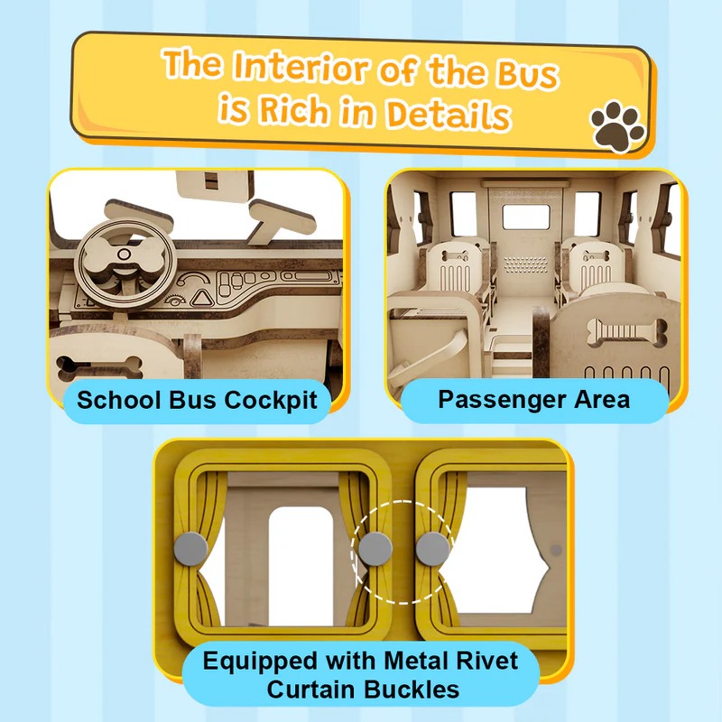 1204P - Snoopy's School Bus - Hobbycity.gr - PUREMIND