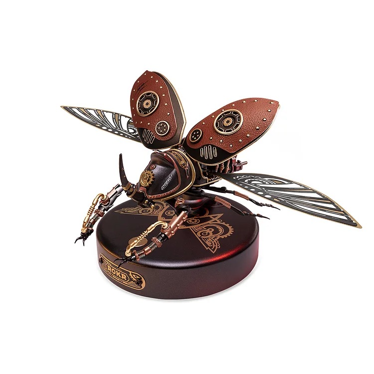 MI01 - Rhinoceros Beetle Model DIY 3D Puzzle - Hobbycity.gr - Rokr