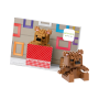 BRIXIES Postcard Teddy bear