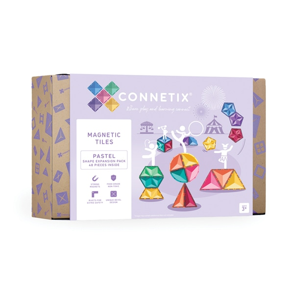 293323 - Pastel Shape Expansion Pack 48 τεμαχίων - Hobbycity.gr - Connetix