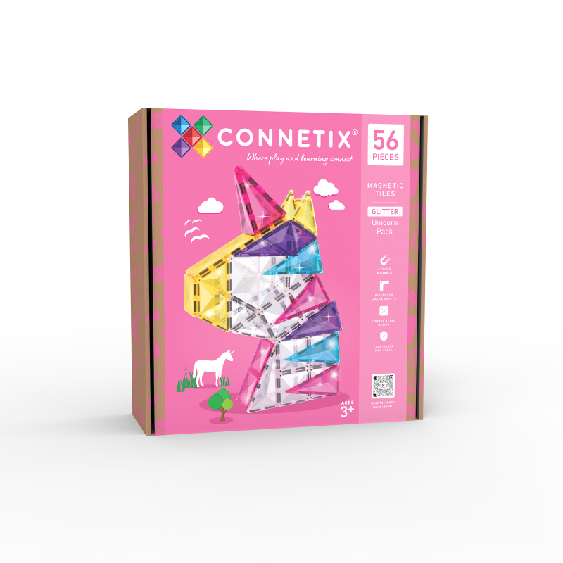 730138 - Glitter Unicorn Pack 56 τεμ. - Hobbycity.gr - Connetix