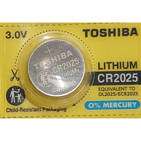 Toshiba Μπαταρία Λιθίου Ρολογιών CR2025 3V