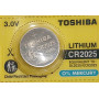 Toshiba Μπαταρία Λιθίου Ρολογιών CR2025 3V