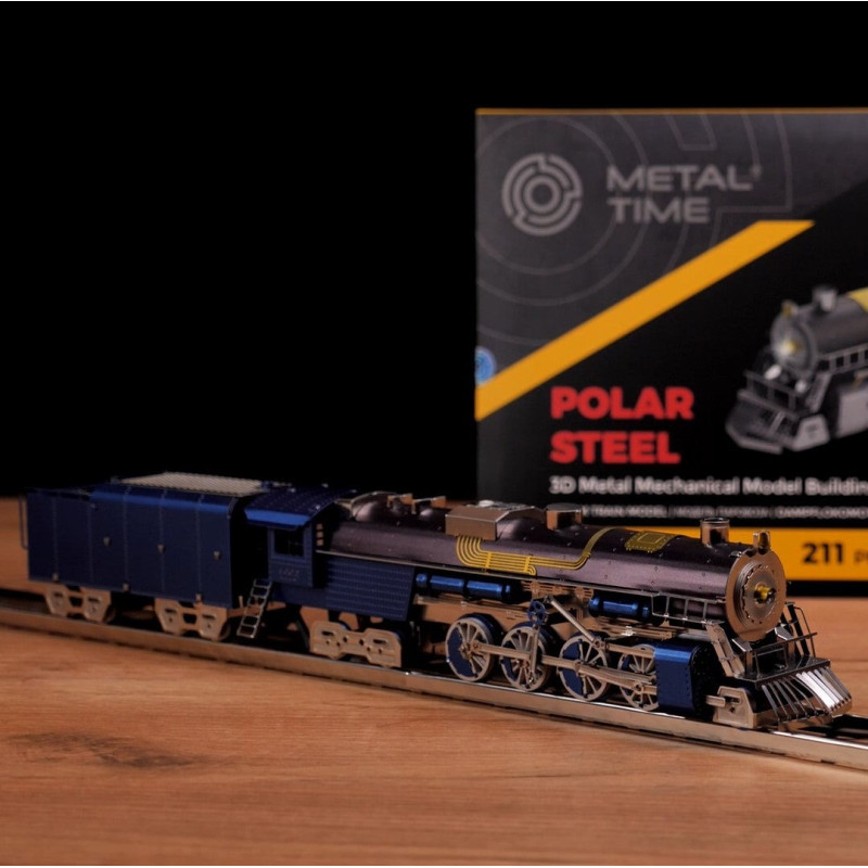 MT052 - Έγχρωμη Έκδοση Polar Steel Magic Express - Hobbycity.gr - Metal Time