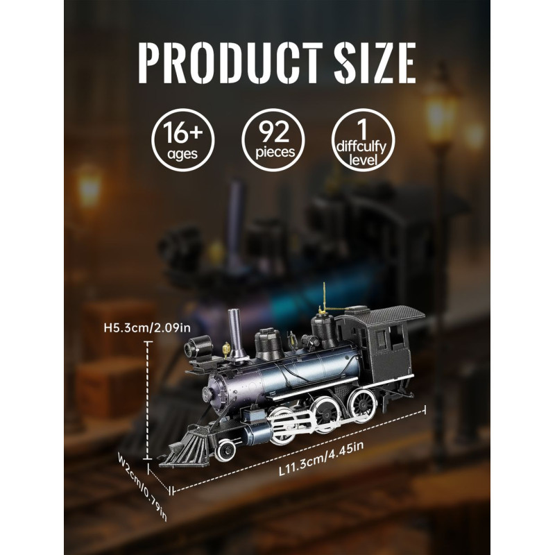 HB011NS - MG - Steam Locomotive Fridge Magnet - Hobbycity.gr - PieceCool