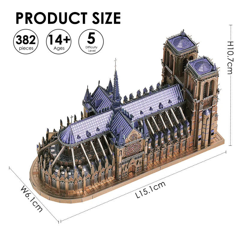 HP161BS - NOTRE-DAME CATHEDRAL PARIS (SPECIAL EDITION) - Hobbycity.gr - PieceCool