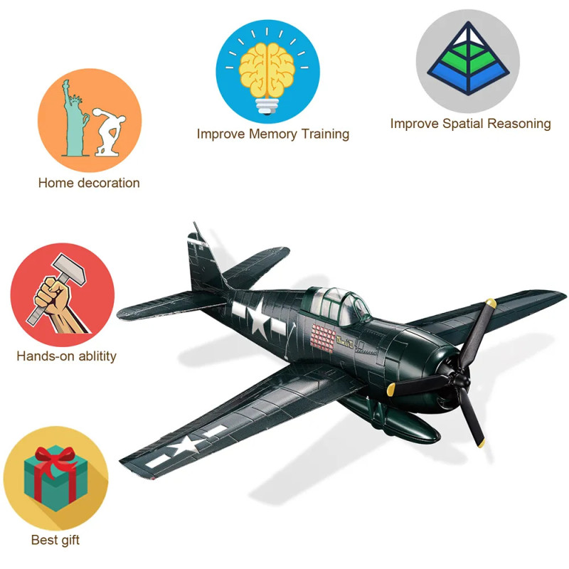 HP235BS - GRUMMAN F6F HELLCAT - Hobbycity.gr - PieceCool