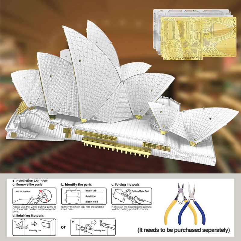 HP259WG - SYDNEY OPERA HOUSE (Large) - Hobbycity.gr - PieceCool