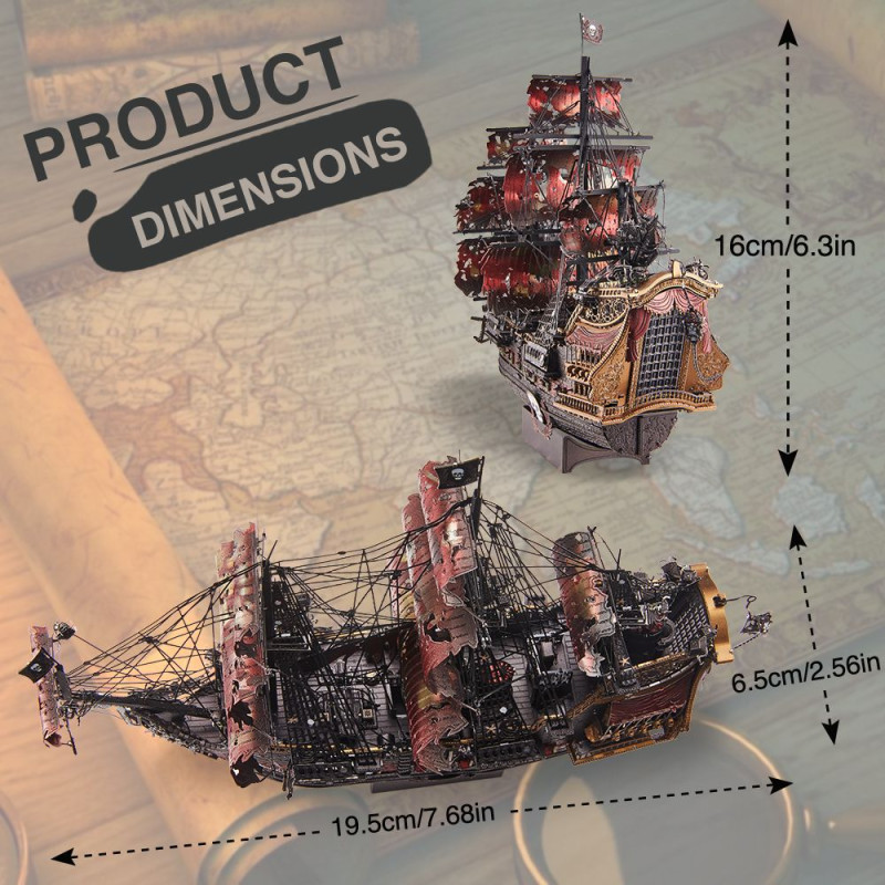 HP362KR - THE QUEEN ANNES REVENGE Ⅱ - Hobbycity.gr - PieceCool