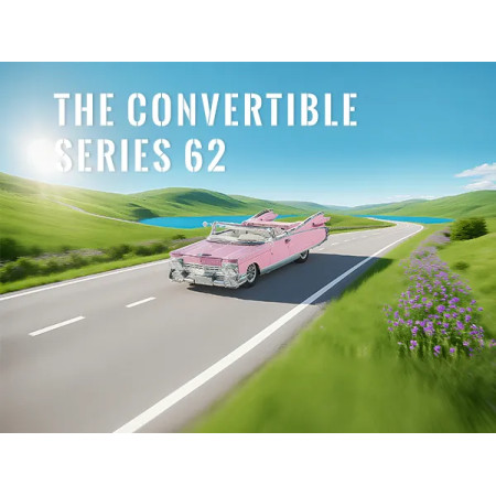 HB010PS - Classic Pink Cabriolet Fridge Magnet - Hobbycity.gr - PieceCool