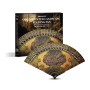 Gold-painted landscape Folding Fan