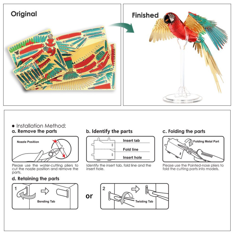 HP118NBR - SCARLET MACAW - Hobbycity.gr - PieceCool