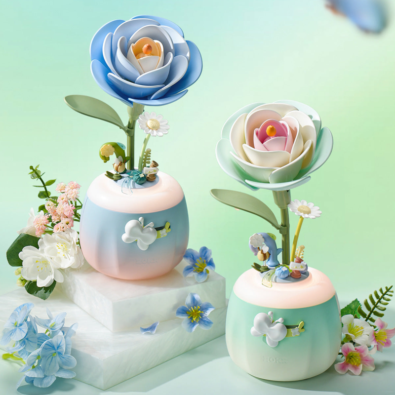 AF01S - Starry Camellia Lamp DIY 3D Flower Night Light - Hobbycity.gr - Rokr