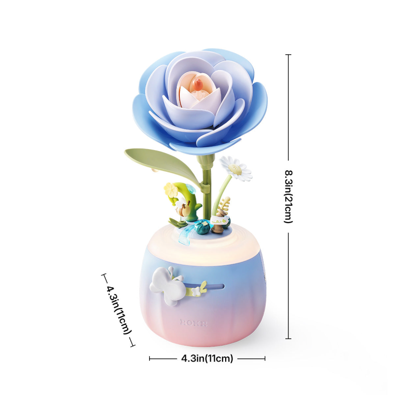 AF01S - Starry Camellia Lamp DIY 3D Flower Night Light - Hobbycity.gr - Rokr