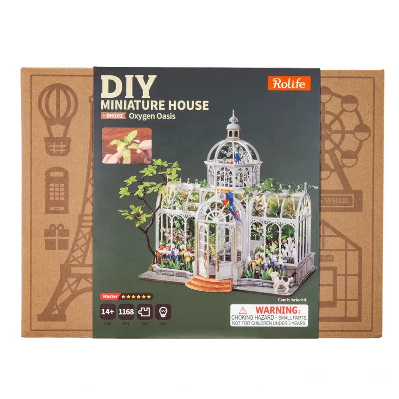 DH102 - Oxygen Oasis DIY Miniature House - Hobbycity.gr - RoLife