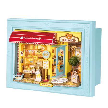 Fluffy Cat Bakery 3D Wooden Puzzle με Φωτισμό