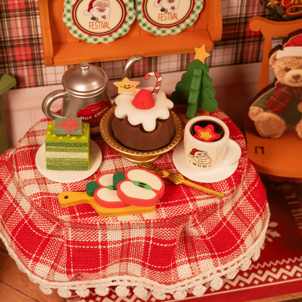 DP005 - Christmas Eve Party 3D Wooden Puzzle με Φωτισμό - Hobbycity.gr - RoLife
