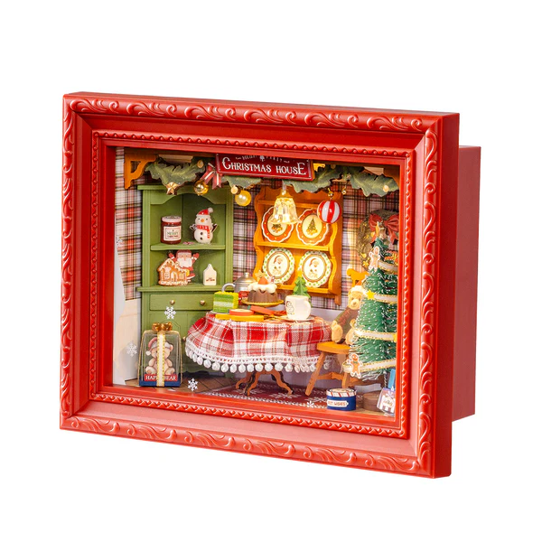 DP005 - Christmas Eve Party 3D Wooden Puzzle με Φωτισμό - Hobbycity.gr - RoLife