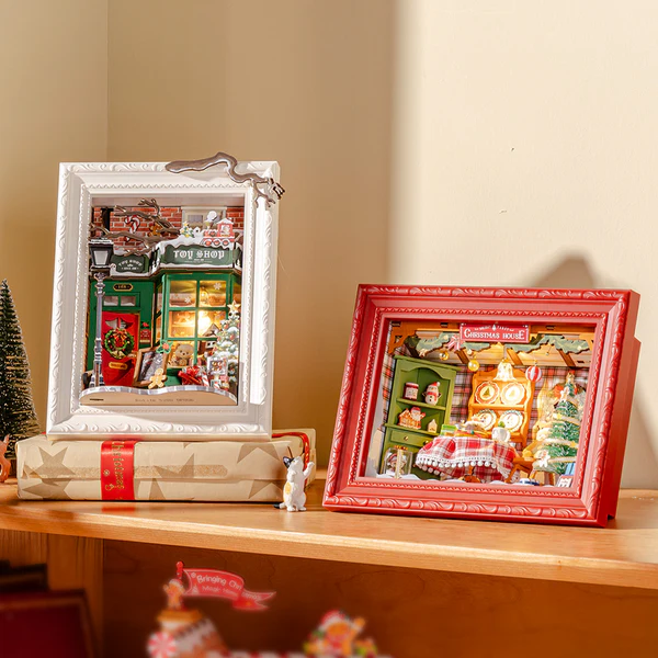 DP005 - Christmas Eve Party 3D Wooden Puzzle με Φωτισμό - Hobbycity.gr - RoLife