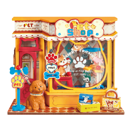 Pawfect Pet Shop DIY Miniature House