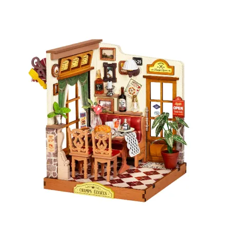 Champs-Élysées Bistro DIY Miniature House