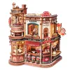 Dream Coffee Factory Music Box Wooden 3D Puzzle