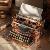 LK703C - Mechanical Typewriter Wooden 3D Puzzle (Magic Version) - Hobbycity.gr - Rokr