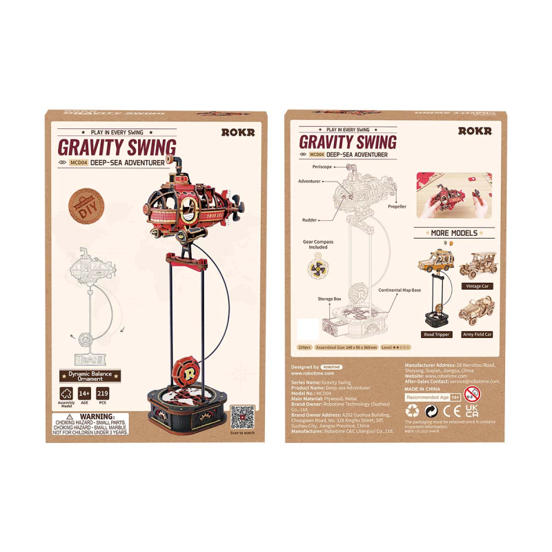 MCD04 - Deep-Sea Adventurer Pendulum Balance Toy 3D Puzzle - Hobbycity.gr - Rokr
