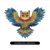 TA004 - Owl Wooden Jigsaw Puzzle - Hobbycity.gr - Rowood
