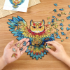 TA004 - Owl Wooden Jigsaw Puzzle - Hobbycity.gr - Rowood