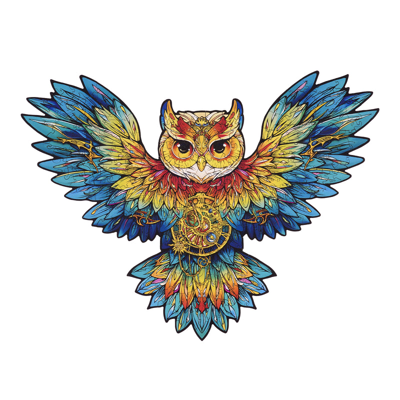 TA004 - Owl Wooden Jigsaw Puzzle - Hobbycity.gr - Rowood