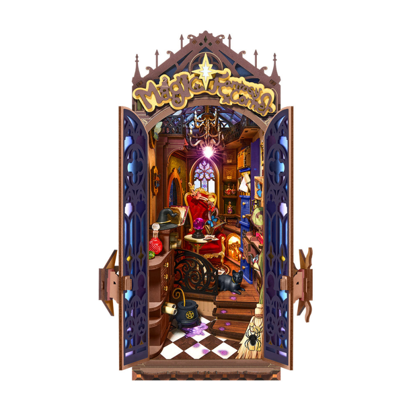 TGB14 - Magic Fantasy Corner DIY Book Nook Shelf Insert - Hobbycity.gr - RoLife