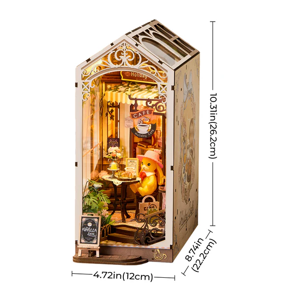 TGB15 - Holiday Cafe DIY Book Nook Shelf Insert - Hobbycity.gr - RoLife