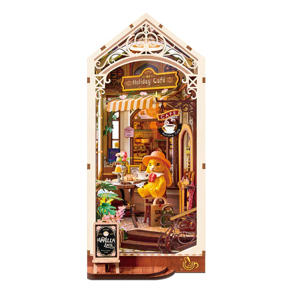 TGB15 - Holiday Cafe DIY Book Nook Shelf Insert - Hobbycity.gr - RoLife