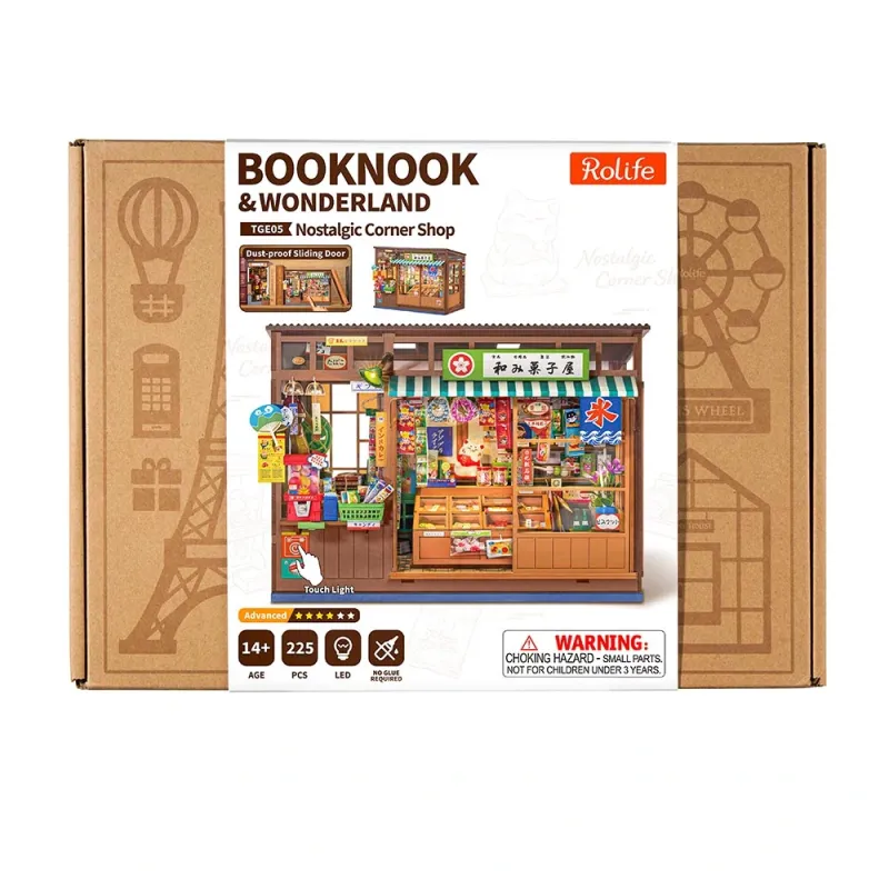 TGE05 - Nostalgic Corner Shop DIY Book Nook - Hobbycity.gr - RoLife
