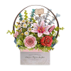 TW03H - Wooden Flower Basket - Hobbycity.gr - Rowood