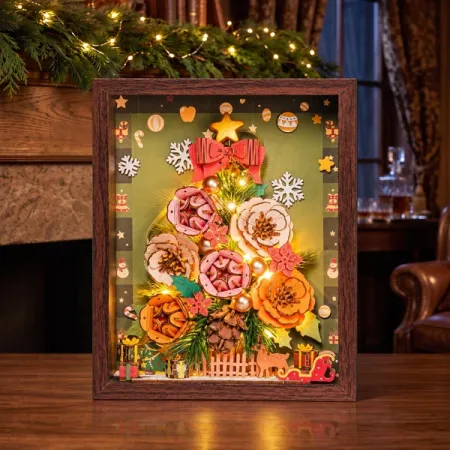 Everglow Christmas Tree ~ Διακοσμητικό τοίχου με φωτισμό