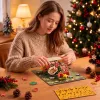TW05H - Everglow Christmas Tree ~ Διακοσμητικό τοίχου με φωτισμό - Hobbycity.gr - Rowood