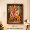 TW05H - Everglow Christmas Tree ~ Διακοσμητικό τοίχου με φωτισμό - Hobbycity.gr - Rowood
